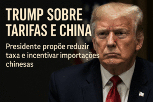 Donald Trump fala sobre tarifas com a China em 2025, propondo redução de 145% para 80% durante negociações comerciais